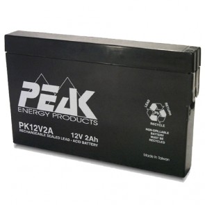 PK12V2APC Peak Energy 12V 2Ah Battery
