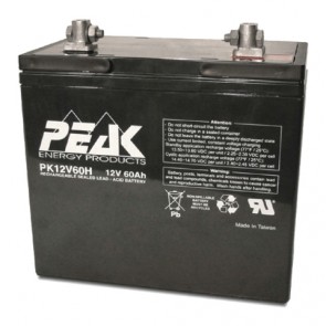  12V 60Ah Peak Energy PK12V60H Battery