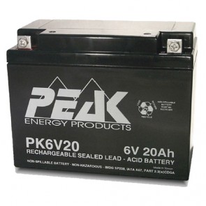 PK6V20B1 Peak Energy 6V 20Ah Battery