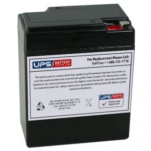 Union MX-06082 6V 8.5Ah Battery with F1 Terminals