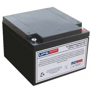 Vision 12V 24Ah 6FM24-X Battery with M5 - Insert Terminals