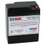 Tysonic TY6-8.5 6V 8.5Ah Battery with F1 Terminals
