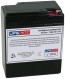 National Power GS026R3 6V 8.5Ah Battery with F1 Terminals