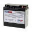 CCB Industrial 12V 18Ah 12HD-80 Battery with F3 Terminals