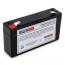 CCB Industrial 6V 1.3Ah 6MD-1.3 Battery with F1 Terminals