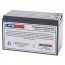 Eastar 12V 7.2Ah EA1272 Replacement Battery with F2 Terminals