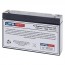 Eastar 6V 7.2Ah EA680 Replacement Battery with F1 Terminals