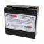 FirstPower FP12220 12V 22Ah Battery with M5 Insert Terminals