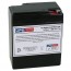 GFX NP9-6 6V 8.5Ah Battery with F1 Terminals