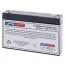 Panasonic 6V 7Ah LCR6V65P1 Battery with F1 Terminals