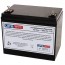 Sunnyway 12V 75Ah SW12700 Battery with M6 Insert Terminals