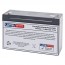TLV6120F2 - 6V 12Ah Sealed Lead Acid Battery with F2 Terminals