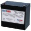 Vision 12V 55Ah 6FM55D-X Battery with F11 - Insert Terminals 