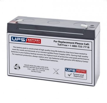 Ohio Modulus 2 6V 12Ah Battery with F1 Terminals