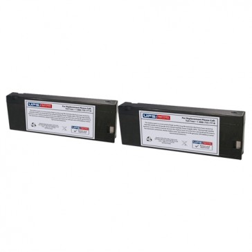 Criticare Systems 8100 Poet Plus Vital Signs Monitor Batteries - Set of 2