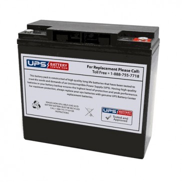 Cellpower CP 18-12 I 12V 18Ah Battery with Insert Terminals