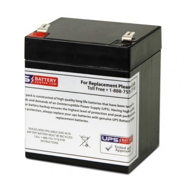 CSB 12V 5Ah HRL1223WF2 Battery with F2 Terminals