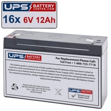 Eaton Powerware NetUPS SE 2400 RM Compatible Replacement Battery Set
