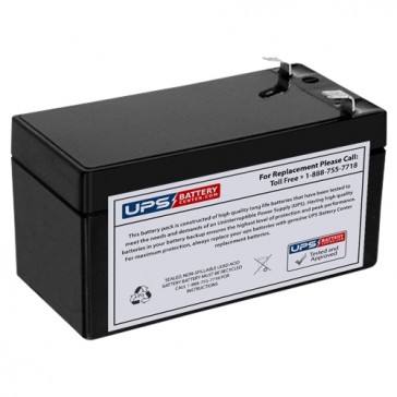 FirstPower 12V 1.2Ah FP1212 Battery with F1 Terminals
