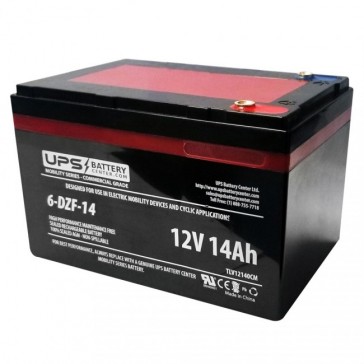 IBT 12V 14Ah 6-DZM-14 Battery with M5 Terminals