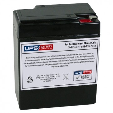 IBT BT7-6A 6V 8.5Ah Battery with F1 Terminals