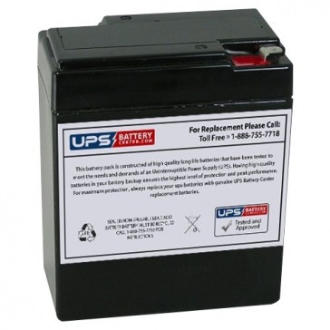 LongWay 6V 8Ah 3FM8A Battery with F1 Terminals