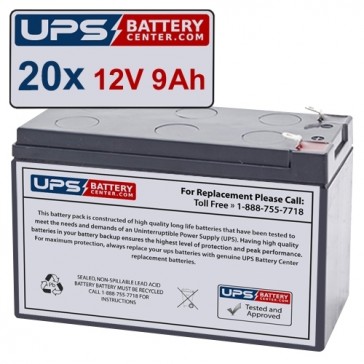 Minuteman BP24RTEXL Compatible Replacement Battery Set
