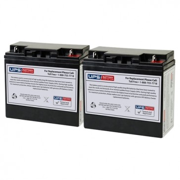 Minuteman MSU 1400 Compatible Replacement Battery Set