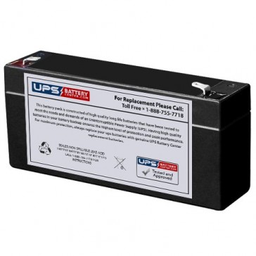 Universal 6V 3.4Ah UB634 Battery with F1 Terminals