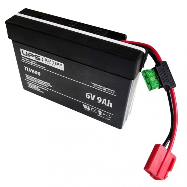 Rollplay 6V Peppa Pig Family Car Compatible Replacement Battery