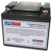 TLV12450F6 - 12V 45Ah Sealed Lead Acid Battery with F6 Terminals