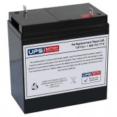 TLV6360F3 - 6V 36Ah Sealed Lead Acid Battery with F3 Terminals