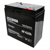 TLV6420F2 - 6V 42Ah Sealed Lead Acid Battery with F2 Terminals