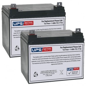 Datex-Ohmeda 1000 Auxiliary Power Supply Batteries - Set of 2