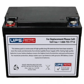 Plus Power PP12-38 F11 insert Terminals 12V 38Ah Battery