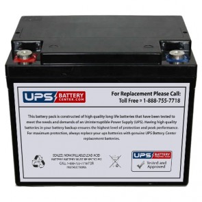 CooPower 12V 38Ah CPD12-38 Battery with M5 Insert Terminals