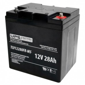 FirstPower FP12280HR 12V 28Ah Battery with M5 Insert Terminals