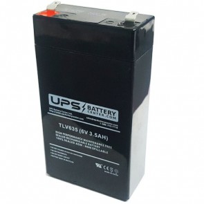 JASCO RB632 6V 3.5Ah Battery with F1 Terminals