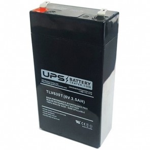 MATRIX NP3.2-6A 6V 3.5Ah Battery with F1 Terminals