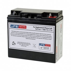 Multipower MP18-12 12V 18Ah Battery with F3 Terminals