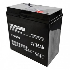 National Power AS090A1 6V 36Ah Battery with F2 Terminals