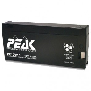  PK12V2.0PC Peak Energy 12V 2Ah Battery