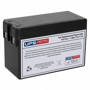 Power Kingdom 12V 2.5Ah PS2.5-12 Replacement Battery with F1 Terminals