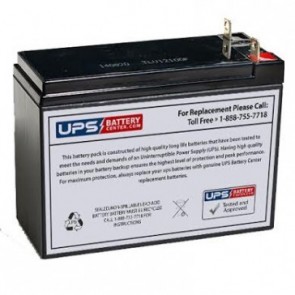 Sunnyway SW12120 12V 12Ah Battery - Tall and narrow - L: 5.95" x W: 2.56" x H: 4.37"