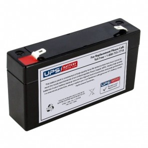 Vision 6V 1.2Ah CP612 Battery with F1 Terminals
