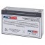 Remco RM6-12 6V 12Ah Battery with F1 Terminals