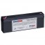 Acumax 12V 2.2Ah AM2.2-12 Battery with F1 Terminals