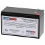 Eastar 12V 7.5Ah 6FM7.5 Replacement Battery with F1 Terminals
