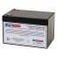 PBQ 12V 15Ah HR 15-12 Replacement Battery with F2 Terminals