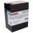 TLV6140T - 6V 14Ah Sealed Lead Acid Battery with +F2 / -F1 Terminals
